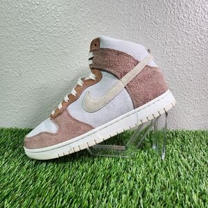 Mens Size 12 Nike Dunk Hi Retro PRM Aura Fossil Rose Sneakers DH7576 400